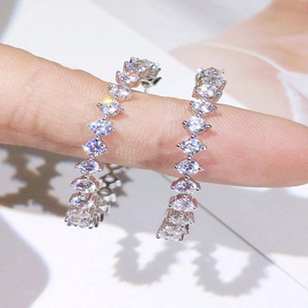 hoop & huggie luxury large circle crystal earrings for women fashion shiny bling iced out cz zircon big earring party wedding jewelry, Golden;silver
hoop & huggie luxury large circle crystal earrings for women fashion shiny bling iced out cz zircon big earring party wedding jewelry, Golden;silver