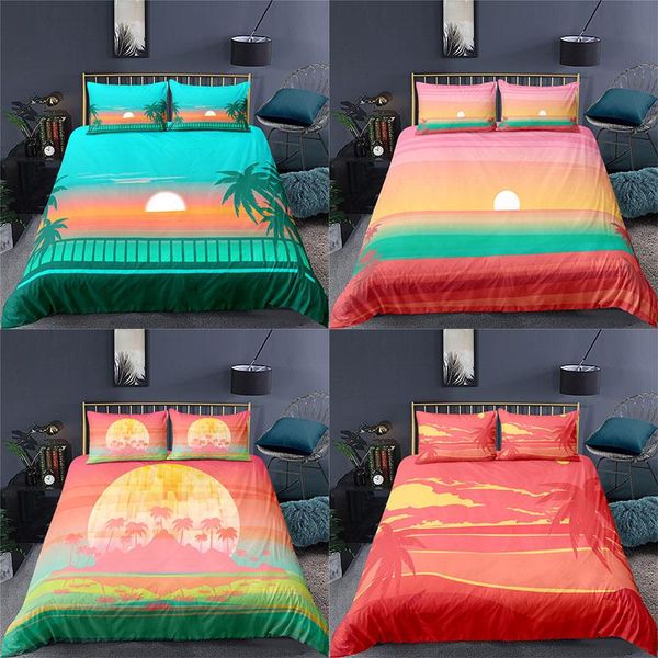 luxury 3d sunset seaside scenery printed 2/3pcs bedding set landscape duvet cover pillowcase home textiles and king size sets
luxury 3d sunset seaside scenery printed 2/3pcs bedding set landscape duvet cover pillowcase home textiles and king size sets