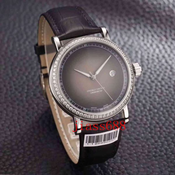 luxury automatic watch, simple and elegant, japan 8215 movement.leather watchband.men's leisure sports mechanical watch 3a quality, Slivery;brown
luxury automatic watch, simple and elegant, japan 8215 movement.leather watchband.men's leisure sports mechanical watch 3a quality, Slivery;brown