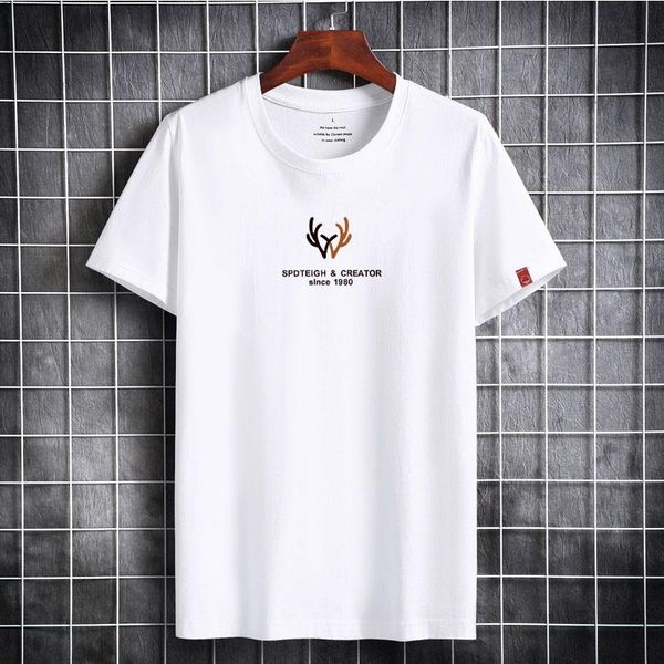 men's t-shirts t-shirt 2021 summer cotton short sleeve tide man fashion big size bottoming round neck tee men clothing s-6xl, White;black
men's t-shirts t-shirt 2021 summer cotton short sleeve tide man fashion big size bottoming round neck tee men clothing s-6xl, White;black