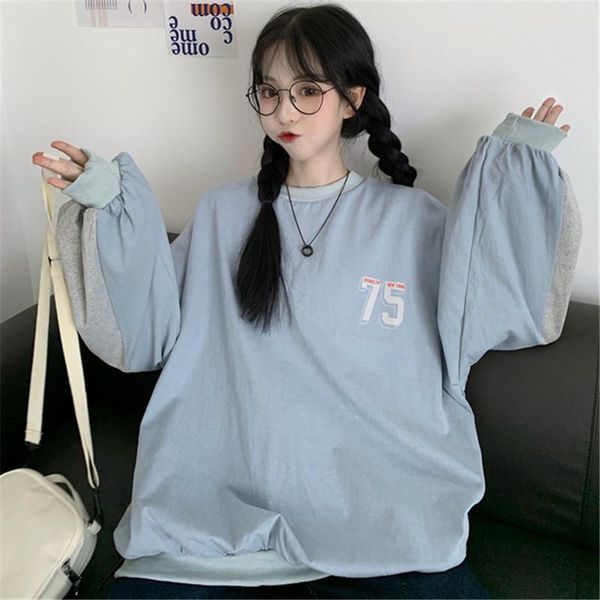 oversized sweatshirt women letter print pullover o neck coat long sleeve streetwear sweatshirts hip hop cool thin hoodie l1066 women's, Black
oversized sweatshirt women letter print pullover o neck coat long sleeve streetwear sweatshirts hip hop cool thin hoodie l1066 women's, Black