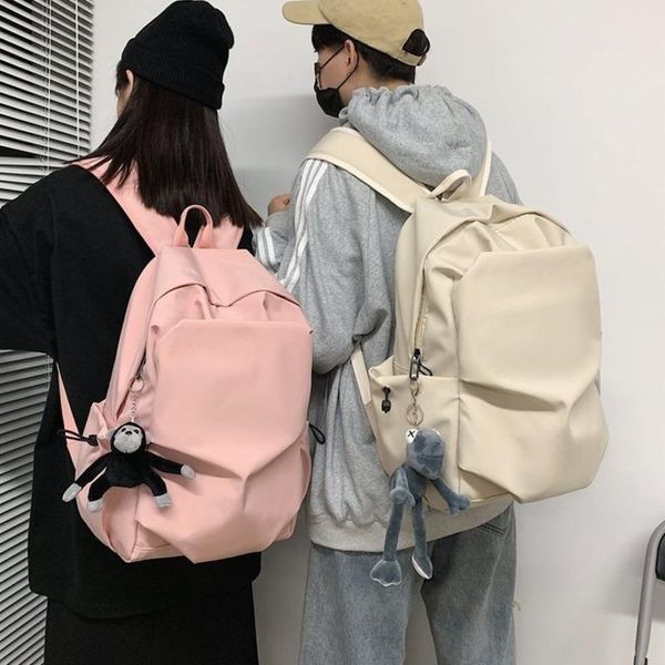 backpack fashion korean version simple and versatile personality fold high school students solid color girls schoolbag mochila
backpack fashion korean version simple and versatile personality fold high school students solid color girls schoolbag mochila