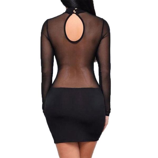 casual dresses arrival women see through bodycon night club dress sheath female fashion halter neck long sleeve mesh slim mini, Black;gray
casual dresses arrival women see through bodycon night club dress sheath female fashion halter neck long sleeve mesh slim mini, Black;gray