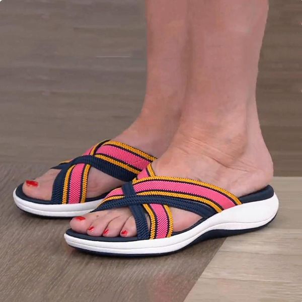 slippers summer women sandals outdoor beach shoes mesh open toe mixed color platform wedges casual lady slipper 2021 comfy mujer, Black
slippers summer women sandals outdoor beach shoes mesh open toe mixed color platform wedges casual lady slipper 2021 comfy mujer, Black