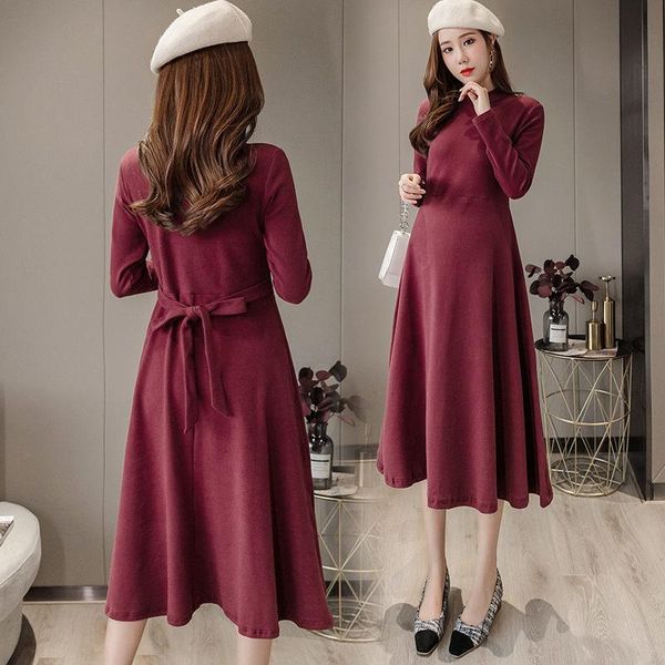 maternity wear autumn and winter dresses trendy fashion long dress casual loose breast-feeding pregnant woman clothing y1153, Black;gray
maternity wear autumn and winter dresses trendy fashion long dress casual loose breast-feeding pregnant woman clothing y1153, Black;gray