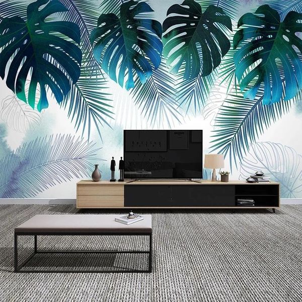 custom self adhesive wallpaper 3d plant leaves banana leaf murals modern bedroom living room sofa tv background wall painting wallpapers
custom self adhesive wallpaper 3d plant leaves banana leaf murals modern bedroom living room sofa tv background wall painting wallpapers