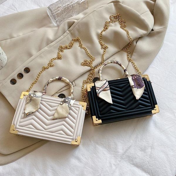 evening bags indentation solid color box bag summer silk scarf decoration chain messenger dinner
evening bags indentation solid color box bag summer silk scarf decoration chain messenger dinner