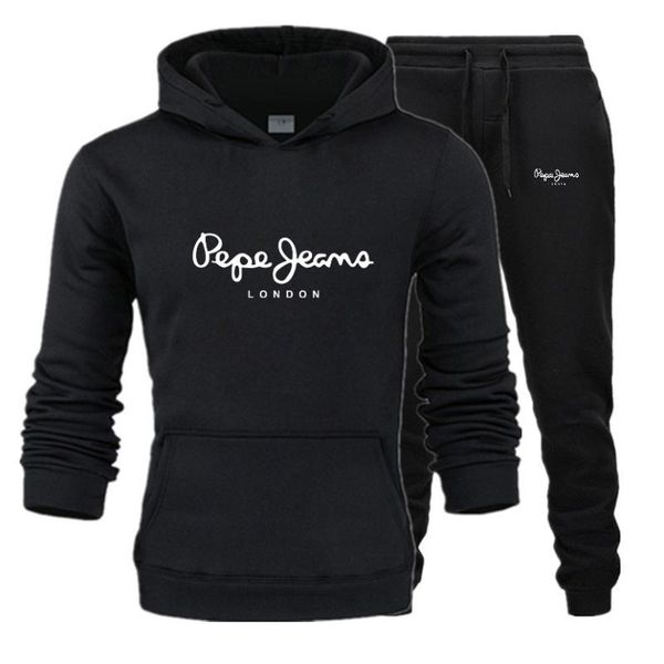men's tracksuits suit hoodie + pants print two pieces of casual track sportswear gym brand clothing sports, Gray
men's tracksuits suit hoodie + pants print two pieces of casual track sportswear gym brand clothing sports, Gray
