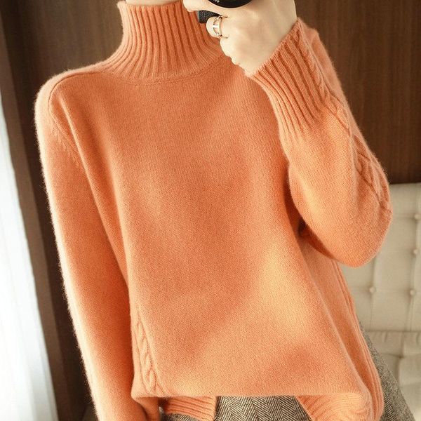 women's sweaters plus size half high neck cashmere sweater ladies pullover warm solid color knitted 100% pure wool loose coat, White;black
women's sweaters plus size half high neck cashmere sweater ladies pullover warm solid color knitted 100% pure wool loose coat, White;black
