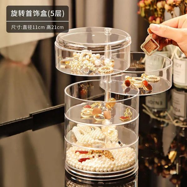 storage drawers jewelry box multi-layer rotating earrings, hair clips, headdresses, headbands, simple small delicate finishing
storage drawers jewelry box multi-layer rotating earrings, hair clips, headdresses, headbands, simple small delicate finishing