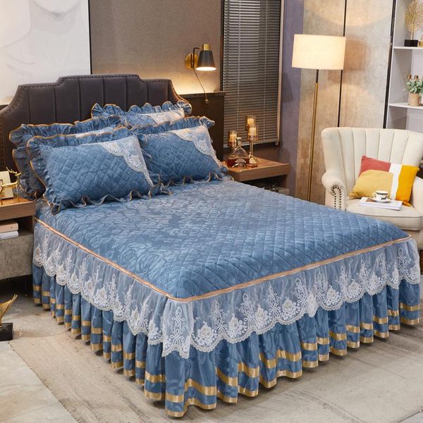 sheets & sets winter thicken velvet bedspread king european luxury solid quilted bed skirt warm soft comfortable lace twin quilt case sheet
sheets & sets winter thicken velvet bedspread king european luxury solid quilted bed skirt warm soft comfortable lace twin quilt case sheet