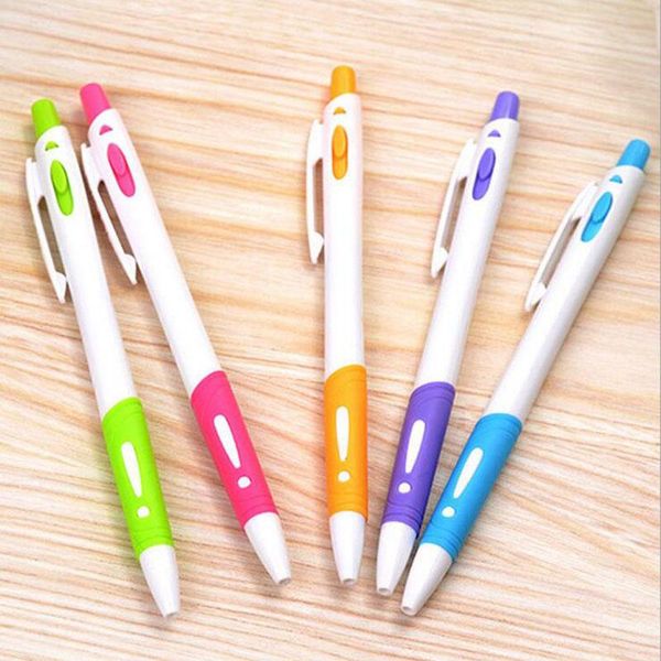 candy color push type exclamation point ballpoint pen simple and cute super good write office accessories plastic material pens, Blue;orange
candy color push type exclamation point ballpoint pen simple and cute super good write office accessories plastic material pens, Blue;orange
