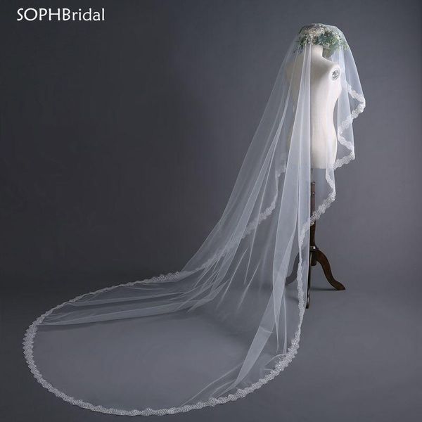 bridal veils arrival simple lace sequins wedding veil headwear cathedral accessories voile mariage novia velo with comb, Black
bridal veils arrival simple lace sequins wedding veil headwear cathedral accessories voile mariage novia velo with comb, Black