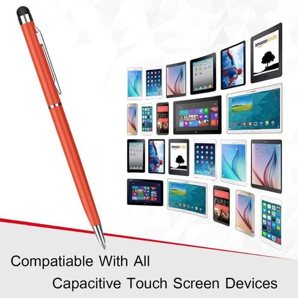 penna di capacità tocco del telefono mobile dello stilo scrittura penne della a pittura sfera scher j5p7 ballpoint pens, Blue;orange
penna di capacità tocco del telefono mobile dello stilo scrittura penne della a pittura sfera scher j5p7 ballpoint pens, Blue;orange