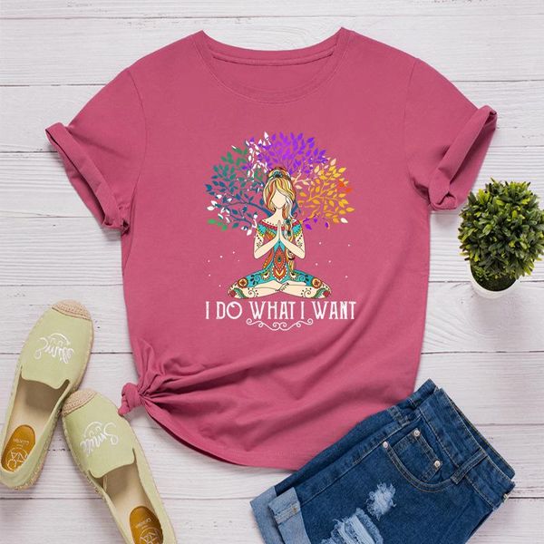women's t-shirt i do what want letters graphic t shirts for collar clothing mujer female cotton solid color, White
women's t-shirt i do what want letters graphic t shirts for collar clothing mujer female cotton solid color, White