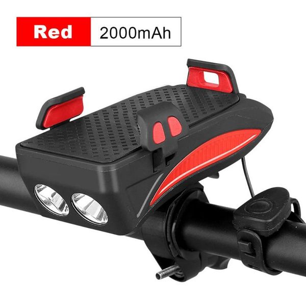 2000/4000lm bicycle light usb rechargeable led headlight bike horn handlebar phone holder 3 in 1 multi-function lights
2000/4000lm bicycle light usb rechargeable led headlight bike horn handlebar phone holder 3 in 1 multi-function lights