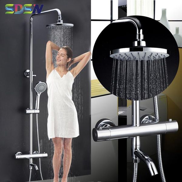 thermostatic shower set polished chrome bathroom faucet system 38 temperature bath abs rainfall head sets
thermostatic shower set polished chrome bathroom faucet system 38 temperature bath abs rainfall head sets