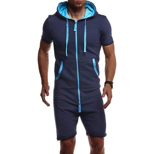 men's pants 2021 summer men short jumpsuit sleeve zipper hooded solid mens tracksuit sets one piece overalls fashion sportwear, Black
men's pants 2021 summer men short jumpsuit sleeve zipper hooded solid mens tracksuit sets one piece overalls fashion sportwear, Black