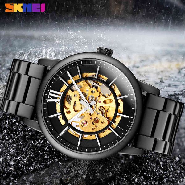 nieuwe skmei mechanische quarzt horloge mannen automatische holle graveren staal klok waterdichte horloges geschenken relogio masculino, Slivery;brown
nieuwe skmei mechanische quarzt horloge mannen automatische holle graveren staal klok waterdichte horloges geschenken relogio masculino, Slivery;brown