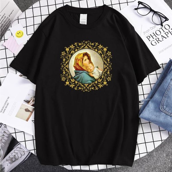 men's t-shirts tee shirt painting mother prayer print harajuku men fashion tshirt short sleeve streetwear punk gym clothing, White;black
men's t-shirts tee shirt painting mother prayer print harajuku men fashion tshirt short sleeve streetwear punk gym clothing, White;black