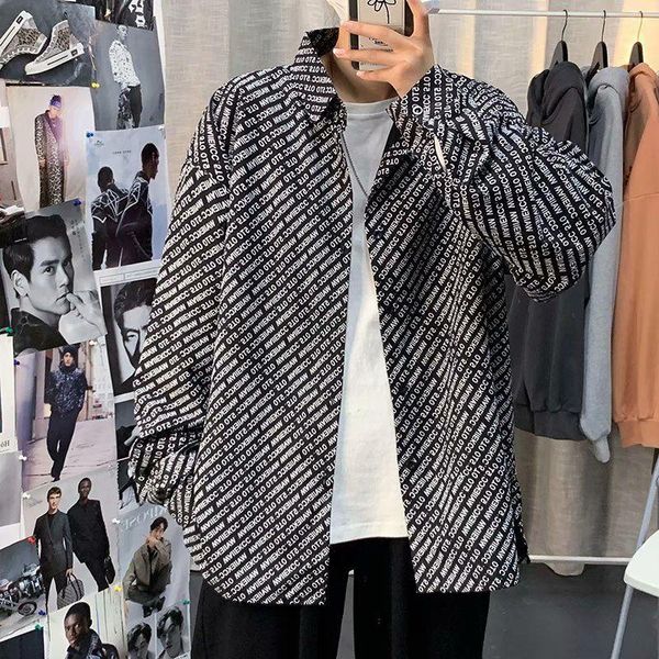 men's casual shirts korean clothes four seasons loose retro floral print shirt men long sleeve all-match solid color thin beach, White;black
men's casual shirts korean clothes four seasons loose retro floral print shirt men long sleeve all-match solid color thin beach, White;black