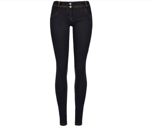 eu style woman jeans low waist solid black super strench suit pants pencil full length women's, Blue
eu style woman jeans low waist solid black super strench suit pants pencil full length women's, Blue