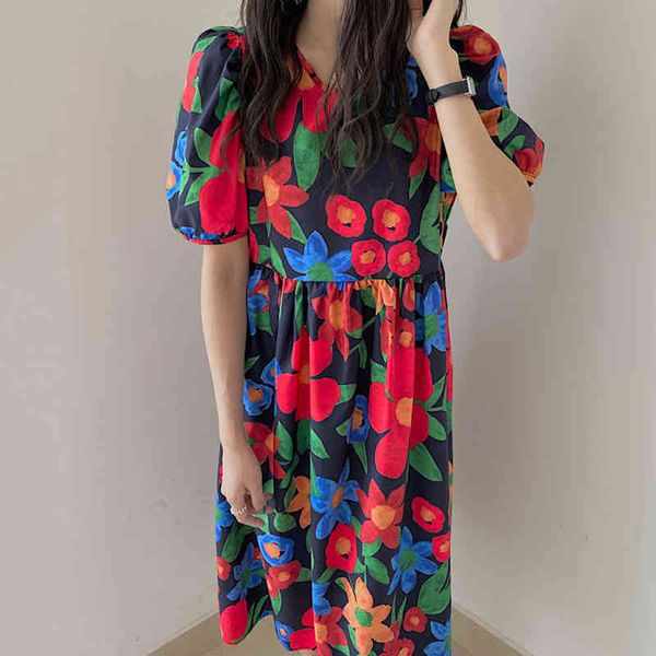 fashion casual elegant romantic gentle white big flower loose ruffled puff sleeve mid-length dress women 16f1060 210510, Black;gray
fashion casual elegant romantic gentle white big flower loose ruffled puff sleeve mid-length dress women 16f1060 210510, Black;gray