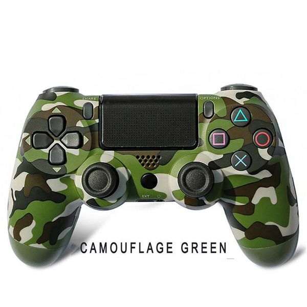 camouflage bluetooth wireless controller for ps4 vibration joystick gamepad game handle controllers play station with logo retail box
camouflage bluetooth wireless controller for ps4 vibration joystick gamepad game handle controllers play station with logo retail box