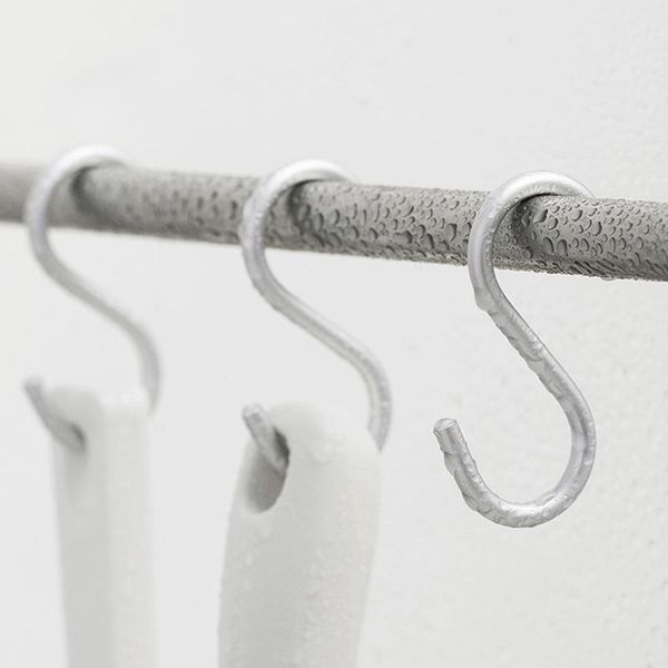 hooks & rails 3pcs aluminum alloy s-shaped hangers kitchen bathroom wardrobe without punching storage
hooks & rails 3pcs aluminum alloy s-shaped hangers kitchen bathroom wardrobe without punching storage