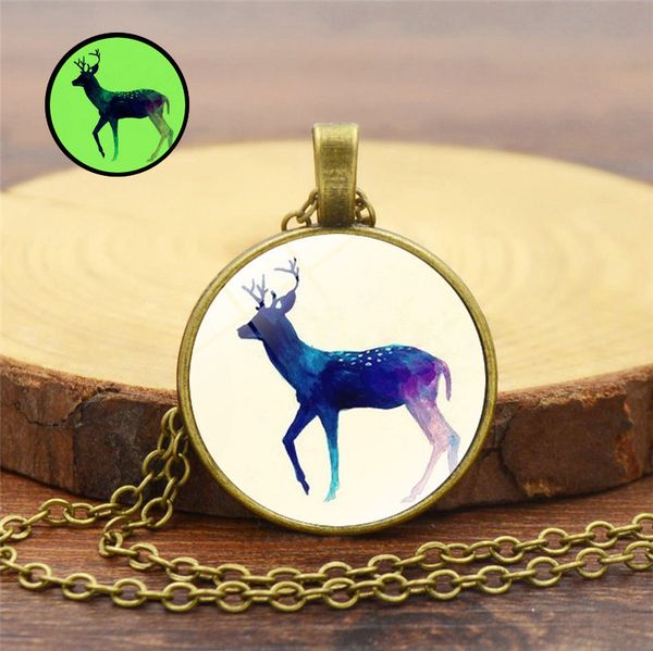 luminous pendant necklaces women men fashion jewelry gift accesories charm glowing elk pattern glass dome alloy necklace, Silver
luminous pendant necklaces women men fashion jewelry gift accesories charm glowing elk pattern glass dome alloy necklace, Silver