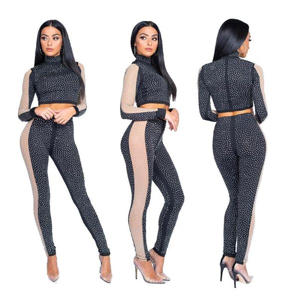 gym clothing zity women two pieces long sleeve and pants solid o neck hollow, White;black
gym clothing zity women two pieces long sleeve and pants solid o neck hollow, White;black
