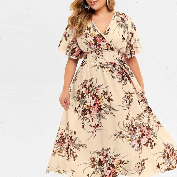 plus size womens dress fashion women floral printed v neck short sleeve casual vestidos largos vestido mujer zomerjurk damesw, Black;gray
plus size womens dress fashion women floral printed v neck short sleeve casual vestidos largos vestido mujer zomerjurk damesw, Black;gray