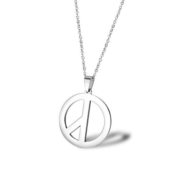 stainless steel silver color peace and love sign necklace symbol tiny hipster jewelry chains
stainless steel silver color peace and love sign necklace symbol tiny hipster jewelry chains
