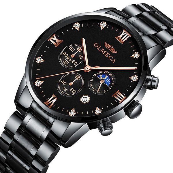 fashion brand men watches quartz wristwatches luxury for male luminous waterproof watch with chronograph calendar, Slivery;brown
fashion brand men watches quartz wristwatches luxury for male luminous waterproof watch with chronograph calendar, Slivery;brown