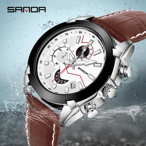 wristwatches sanda mens watches trendy calendar waterproof student leisure sports leather belt quartz wrist watch men reloj, Slivery;brown
wristwatches sanda mens watches trendy calendar waterproof student leisure sports leather belt quartz wrist watch men reloj, Slivery;brown