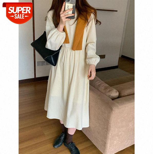 high waist loose pleated dress women korean style round neck long sleeves pullover solid color mid-length skirt 12989 #pe3o, Black;gray
high waist loose pleated dress women korean style round neck long sleeves pullover solid color mid-length skirt 12989 #pe3o, Black;gray