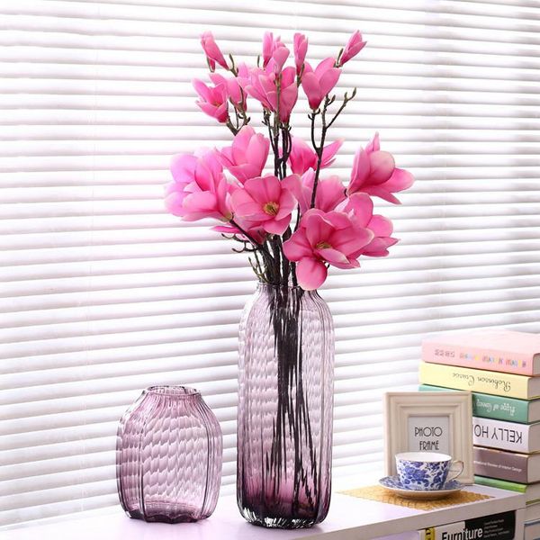 decorative flowers & wreaths artificial 4-heads simulation magnolia flower bouquet fake home wedding party decor decoration white/pink/purpl
decorative flowers & wreaths artificial 4-heads simulation magnolia flower bouquet fake home wedding party decor decoration white/pink/purpl