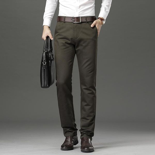 men's pants vrokino business casual classic fitted straight trousers 2021 autumn and winter, Black
men's pants vrokino business casual classic fitted straight trousers 2021 autumn and winter, Black