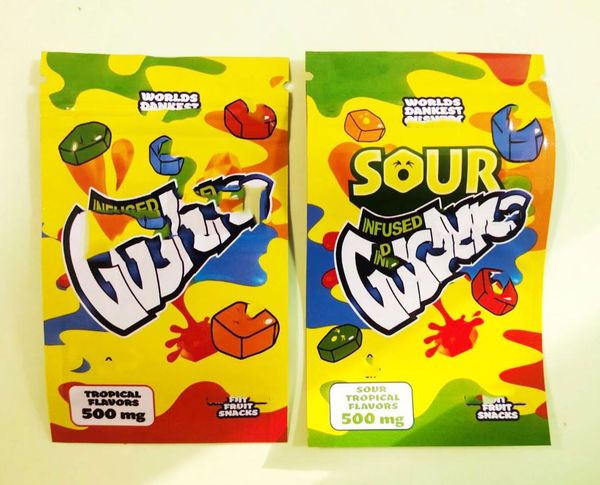 worlds dankest gush ers fruit snack 500mg gu sher bags tropical and sour flavors edibles gummies packaging mylar
worlds dankest gush ers fruit snack 500mg gu sher bags tropical and sour flavors edibles gummies packaging mylar