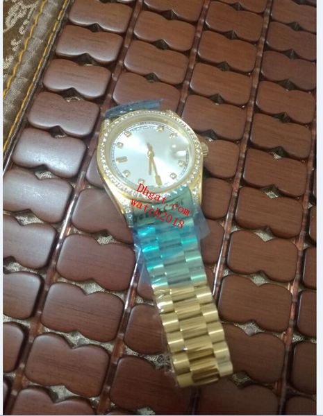 luxury watch 218239 41mm white dial diamond bezel mechanical sapphire glass 18k yellow gold stainless steel bracelet mens watches waterproof, Slivery;brown
luxury watch 218239 41mm white dial diamond bezel mechanical sapphire glass 18k yellow gold stainless steel bracelet mens watches waterproof, Slivery;brown