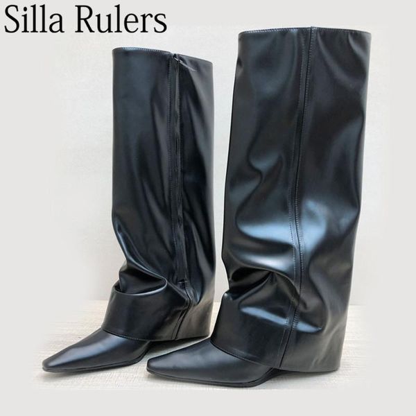 boots style wedges heels western cowboy woman pointed toe embroidery knee mid-calf slip on knight, Black
boots style wedges heels western cowboy woman pointed toe embroidery knee mid-calf slip on knight, Black