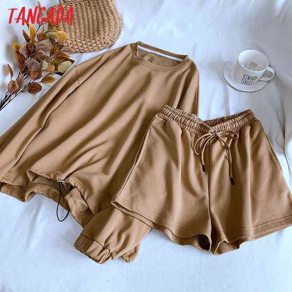 women tracksuit khaki oversized crop sweatship shorts 2 pieces hood hoodies sets xlj7 210416, White
women tracksuit khaki oversized crop sweatship shorts 2 pieces hood hoodies sets xlj7 210416, White