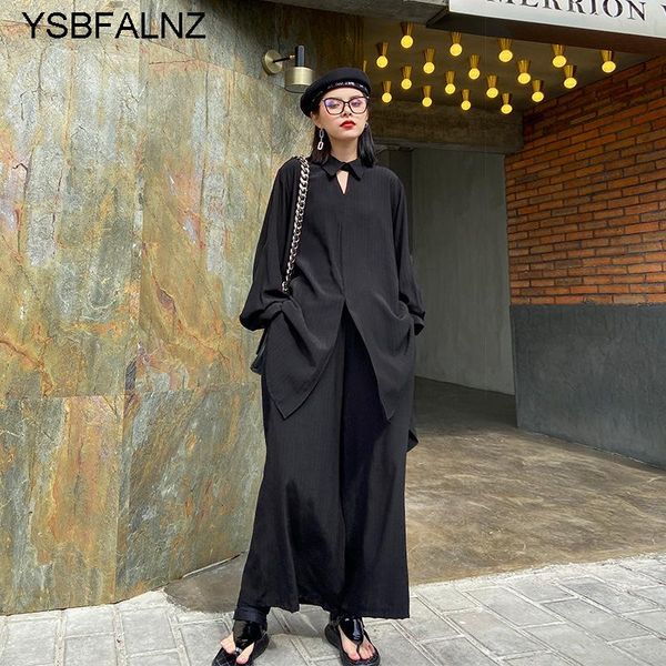 women's two piece pants 2021 vintage casual women 2 sets fashion hong kong style lapel long sleeve asymmetrical elegant slim plus size, White
women's two piece pants 2021 vintage casual women 2 sets fashion hong kong style lapel long sleeve asymmetrical elegant slim plus size, White
