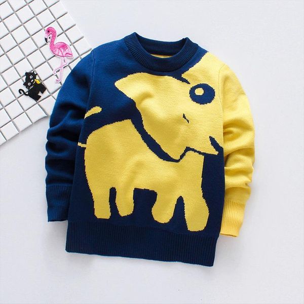 sweater for boy knitted baby clothes winter warm girl fashion kids sweaters cartoon elephant outerwear clothing, Blue
sweater for boy knitted baby clothes winter warm girl fashion kids sweaters cartoon elephant outerwear clothing, Blue
