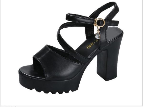 sandals summer fashion rough with rhinestones super high heel women shoes black fish rome white
sandals summer fashion rough with rhinestones super high heel women shoes black fish rome white
