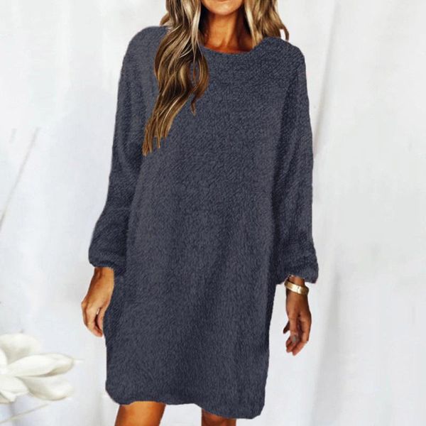 women's sweaters fashion women long solid color round neck knitted sweater sleeve dress 2021 autumn winter pullovers sueter mujer, White;black
women's sweaters fashion women long solid color round neck knitted sweater sleeve dress 2021 autumn winter pullovers sueter mujer, White;black