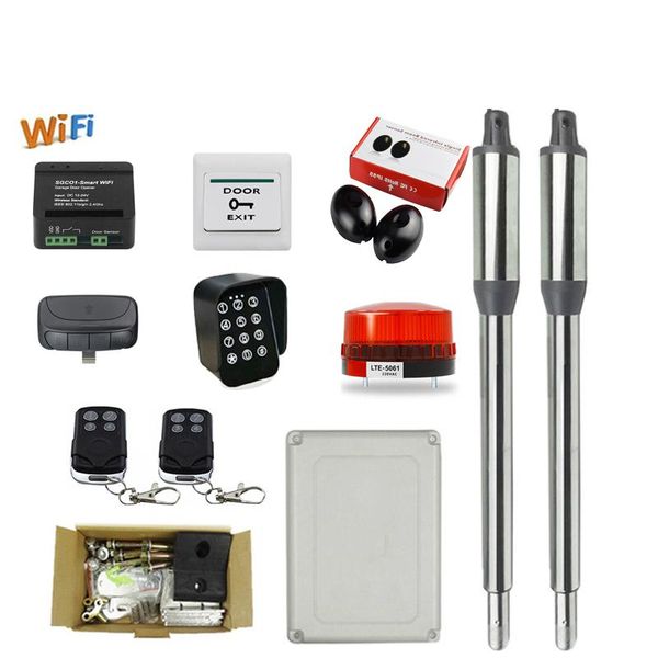 300kg automatic swing gate actuator opener dual arms remote control garage door motor drive access device system fingerprint
300kg automatic swing gate actuator opener dual arms remote control garage door motor drive access device system fingerprint