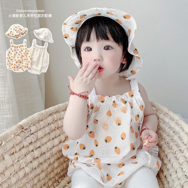 born baby girls sleeveless romper onesie flowers toddler outfit with cap lovely costume 2pcs for summer jumpsuits, Blue
born baby girls sleeveless romper onesie flowers toddler outfit with cap lovely costume 2pcs for summer jumpsuits, Blue
