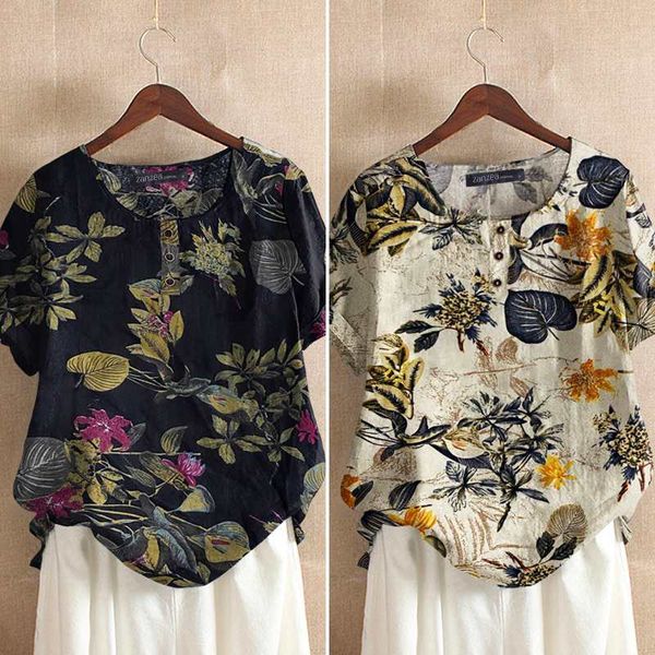 zanzea tunic cotton chemise women summer floral printed short sleeve blouses holiday 2021 causal loose shirt plus size 5xl, White
zanzea tunic cotton chemise women summer floral printed short sleeve blouses holiday 2021 causal loose shirt plus size 5xl, White