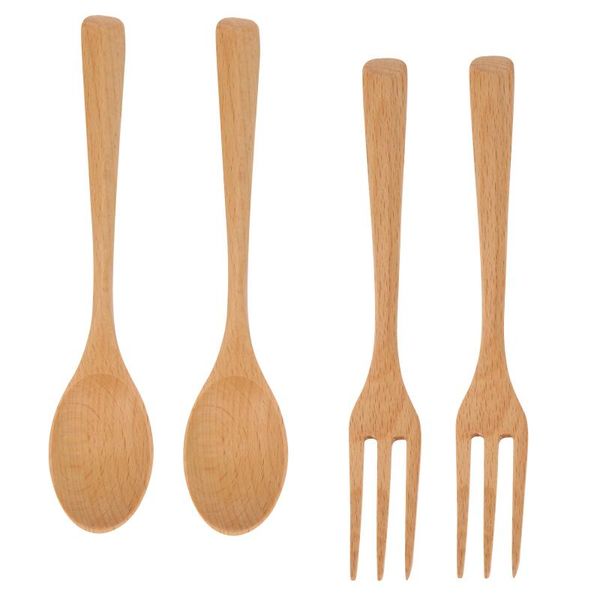 dinnerware sets 4pcs wooden dessert spoon fork kit durable spoons forks flatware (log color)
dinnerware sets 4pcs wooden dessert spoon fork kit durable spoons forks flatware (log color)